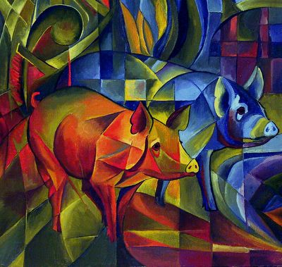 Pigs Franz Marc